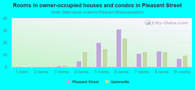 Rooms in owner-occupied houses and condos in Pleasant Street