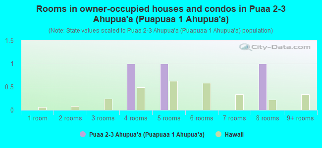 Rooms in owner-occupied houses and condos in Puaa 2-3 Ahupua`a (Puapuaa 1 Ahupua`a)