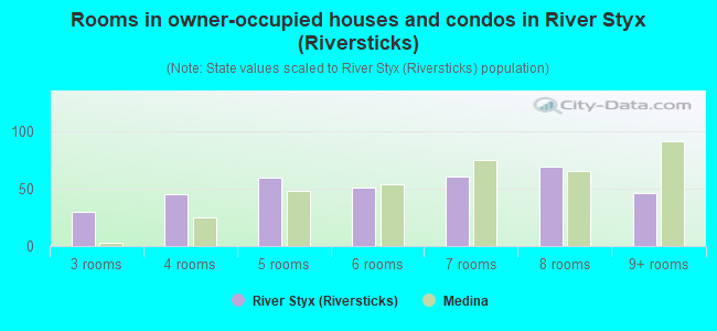 Rooms in owner-occupied houses and condos in River Styx (Riversticks)