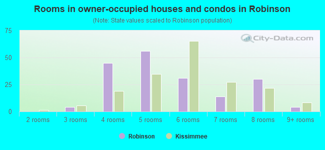 Rooms in owner-occupied houses and condos in Robinson