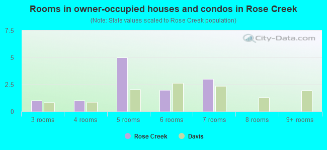 Rooms in owner-occupied houses and condos in Rose Creek