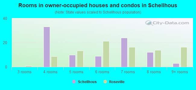 Rooms in owner-occupied houses and condos in Schellhous