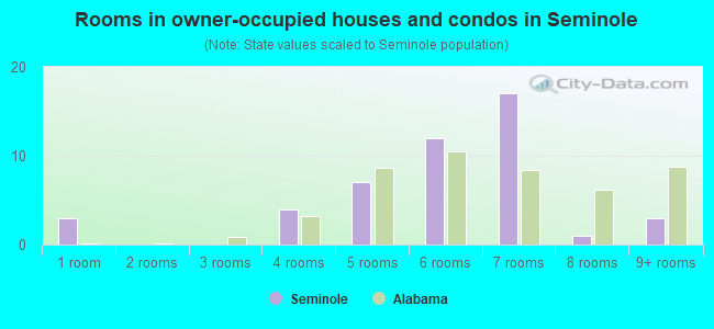 Rooms in owner-occupied houses and condos in Seminole