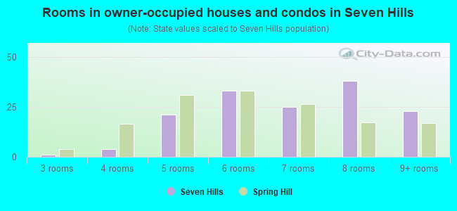 Rooms in owner-occupied houses and condos in Seven Hills