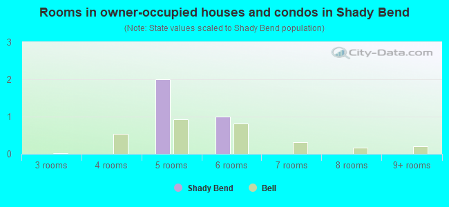 Rooms in owner-occupied houses and condos in Shady Bend