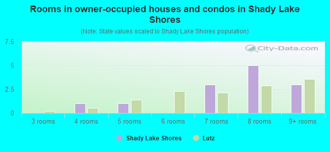 Rooms in owner-occupied houses and condos in Shady Lake Shores