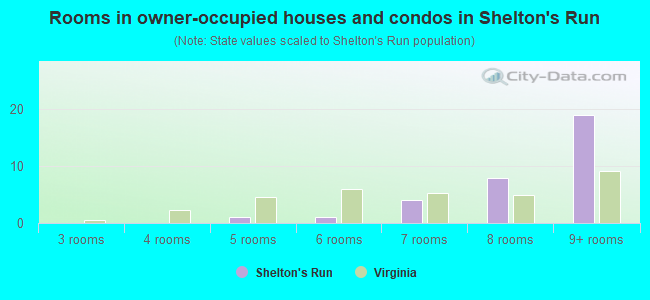 Rooms in owner-occupied houses and condos in Shelton's Run