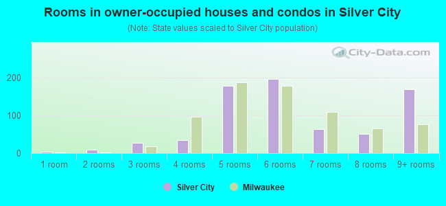 Rooms in owner-occupied houses and condos in Silver City