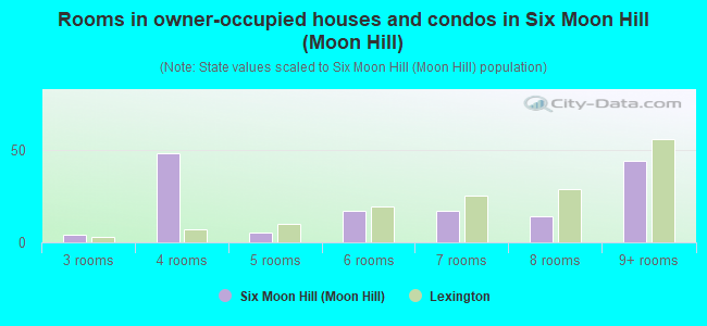 Rooms in owner-occupied houses and condos in Six Moon Hill (Moon Hill)