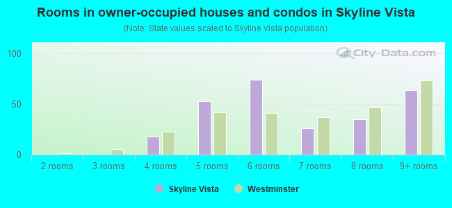 Rooms in owner-occupied houses and condos in Skyline Vista