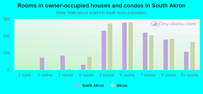 Rooms in owner-occupied houses and condos in South Akron