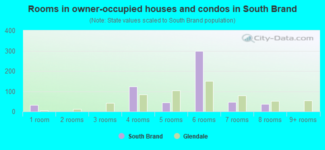 Rooms in owner-occupied houses and condos in South Brand