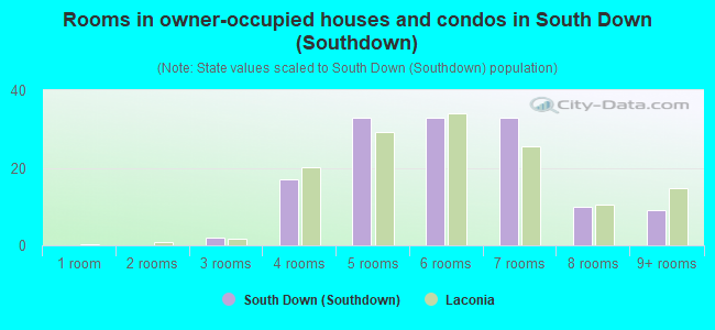 Rooms in owner-occupied houses and condos in South Down (Southdown)