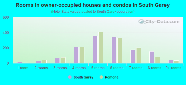 Rooms in owner-occupied houses and condos in South Garey