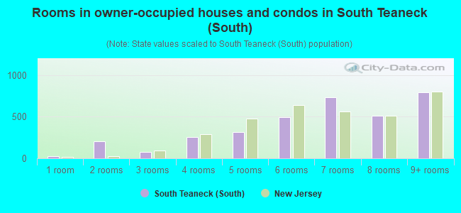 Rooms in owner-occupied houses and condos in South Teaneck (South)
