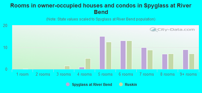 Rooms in owner-occupied houses and condos in Spyglass at River Bend