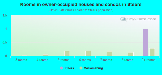 Rooms in owner-occupied houses and condos in Steers