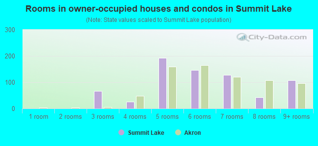 Rooms in owner-occupied houses and condos in Summit Lake