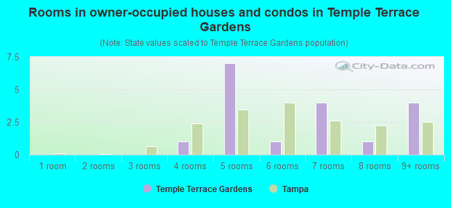 Rooms in owner-occupied houses and condos in Temple Terrace Gardens