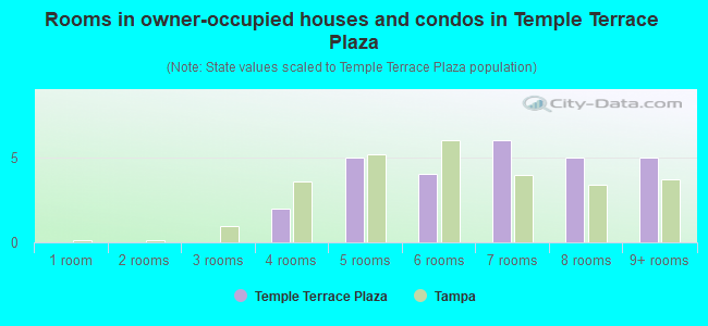 Rooms in owner-occupied houses and condos in Temple Terrace Plaza