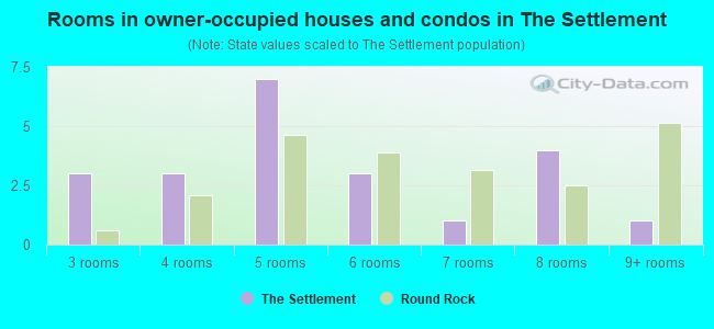 Rooms in owner-occupied houses and condos in The Settlement