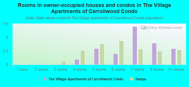 Rooms in owner-occupied houses and condos in The Village Apartments of Carrollwood Condo