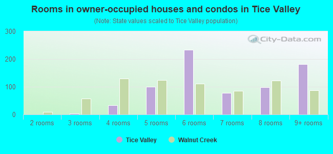Rooms in owner-occupied houses and condos in Tice Valley