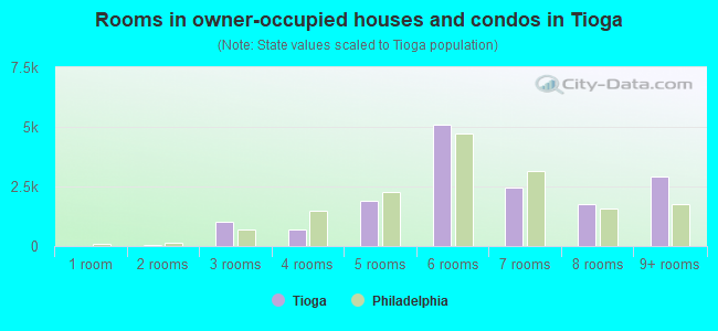 Rooms in owner-occupied houses and condos in Tioga