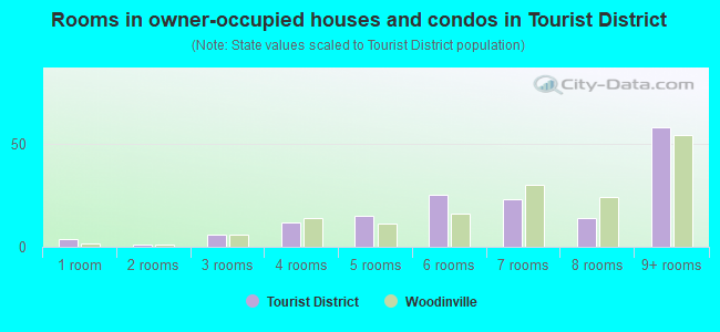 Rooms in owner-occupied houses and condos in Tourist District
