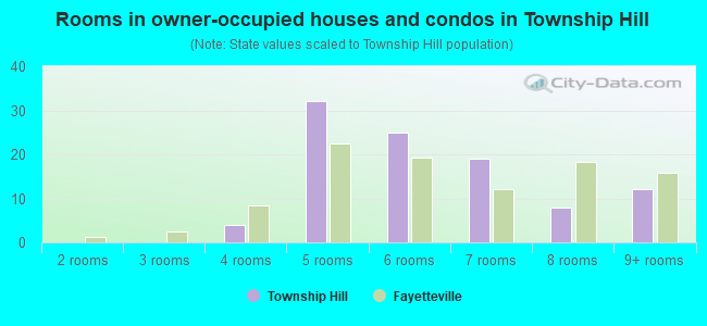 Rooms in owner-occupied houses and condos in Township Hill