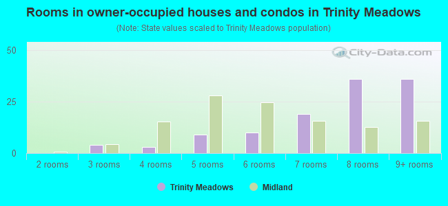 Rooms in owner-occupied houses and condos in Trinity Meadows