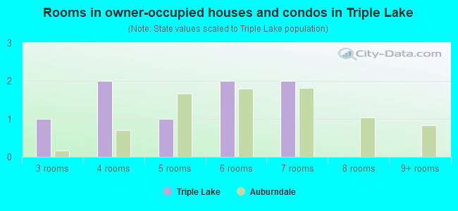 Rooms in owner-occupied houses and condos in Triple Lake