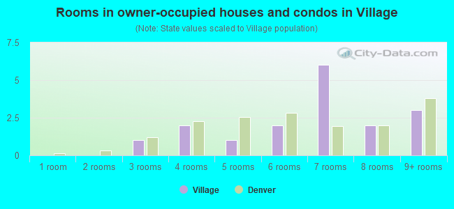 Rooms in owner-occupied houses and condos in Village