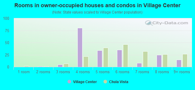 Rooms in owner-occupied houses and condos in Village Center