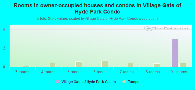Rooms in owner-occupied houses and condos in Village Gate of Hyde Park Condo