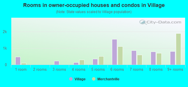 Rooms in owner-occupied houses and condos in Village