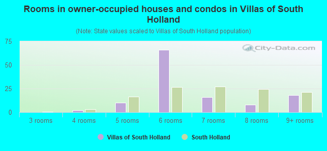 Rooms in owner-occupied houses and condos in Villas of South Holland