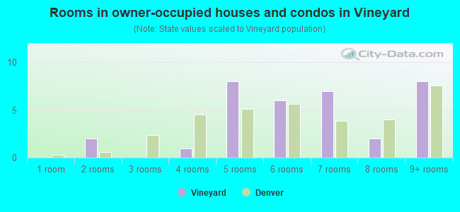 Rooms in owner-occupied houses and condos in Vineyard