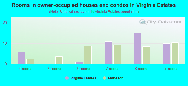 Rooms in owner-occupied houses and condos in Virginia Estates