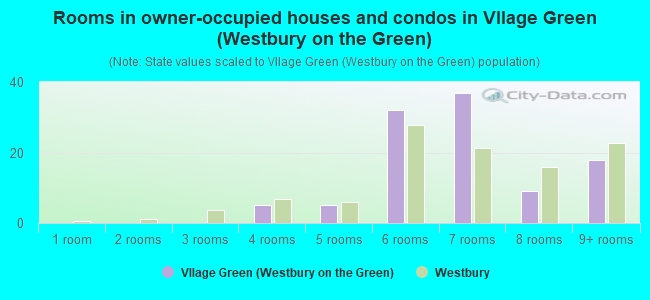 Rooms in owner-occupied houses and condos in Vllage Green (Westbury on the Green)