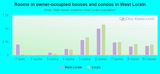 Rooms in owner-occupied houses and condos in West Lorain