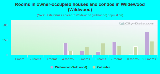 Rooms in owner-occupied houses and condos in Wildewood (Wildwood)