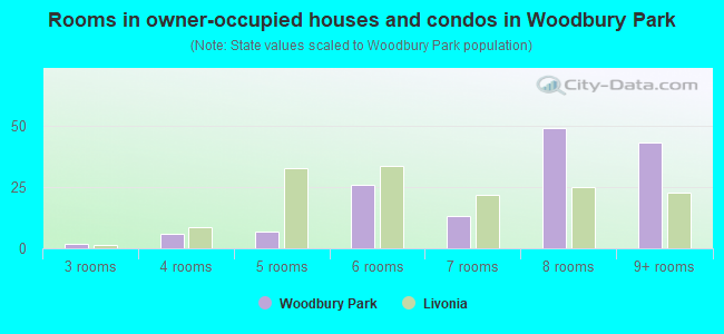Rooms in owner-occupied houses and condos in Woodbury Park