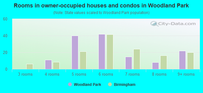 Rooms in owner-occupied houses and condos in Woodland Park