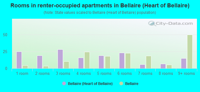 Rooms in renter-occupied apartments in Bellaire (Heart of Bellaire)