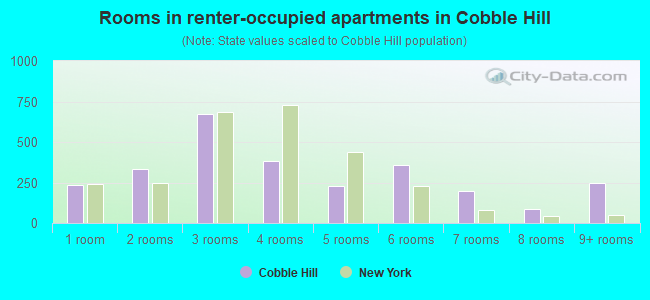 Rooms in renter-occupied apartments in Cobble Hill