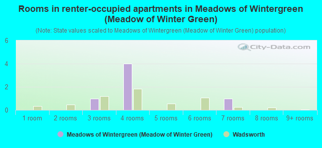 Rooms in renter-occupied apartments in Meadows of Wintergreen (Meadow of Winter Green)