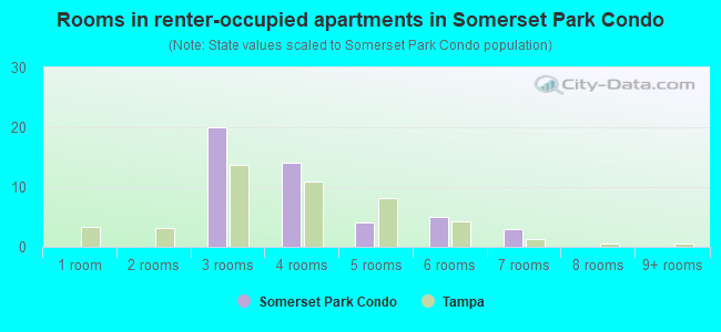 Rooms in renter-occupied apartments in Somerset Park Condo