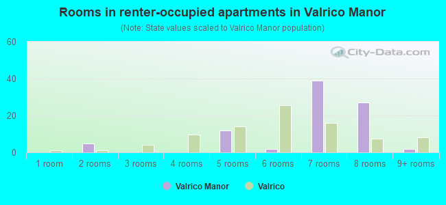 Rooms in renter-occupied apartments in Valrico Manor