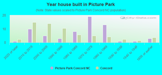 Year house built in Picture Park